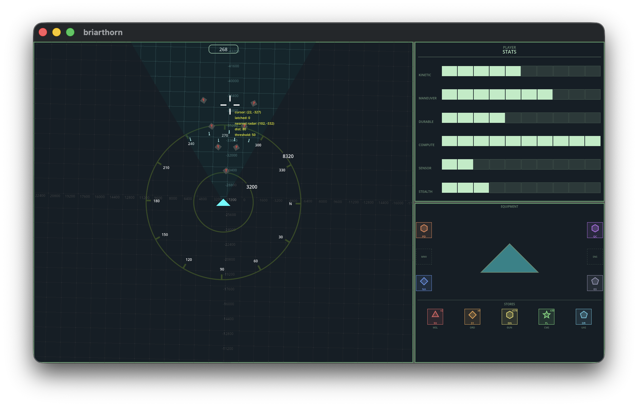 Data, Scenes, and Systems: Separation of Concerns in Briarthorn